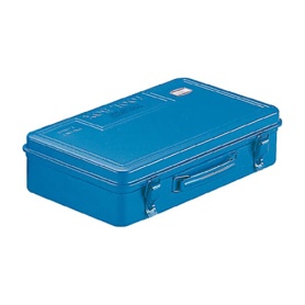 ＴＲＵＳＣＯ　トランク型ツールボックス（サイド取手）　３６８×２２２×９５ｍｍ　ブルー　Ｔ－３６０　１個