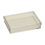 蝶プラ工業　デスコ（ポリスチレンケース）　ＢＲ－３Ａ　フタ付　１４６×１０６×３０ｍｍ　６９０５０２　１個