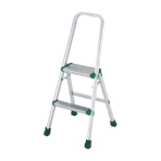 ＴＲＵＳＣＯ　アルミ製上枠付き踏台（脚カバー付）　０．５６ｍ　２段　ＴＡＵ－２　１台