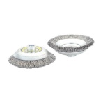 鳴門屋　ネオベベルブラシ　電動工具１００ミリ用　ＳＵＳ３０４ステンより直線　Ｂ－１２　１個