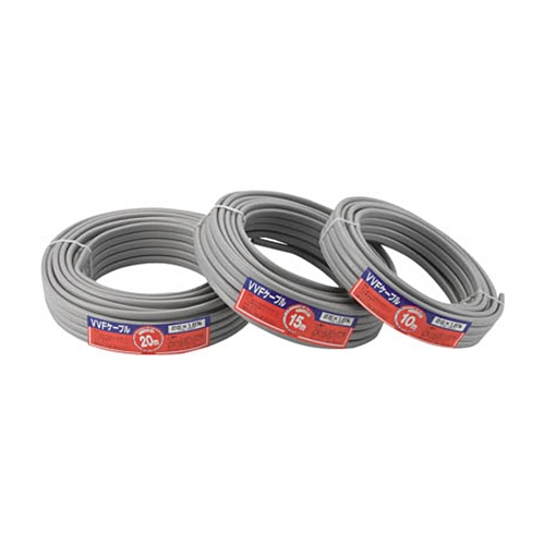 正和電工　ＶＶＦケーブル　１．６ｍｍ×２ｃタイプ　全長１０ｍ　ＶＡ－１０ＡＴ　１巻1