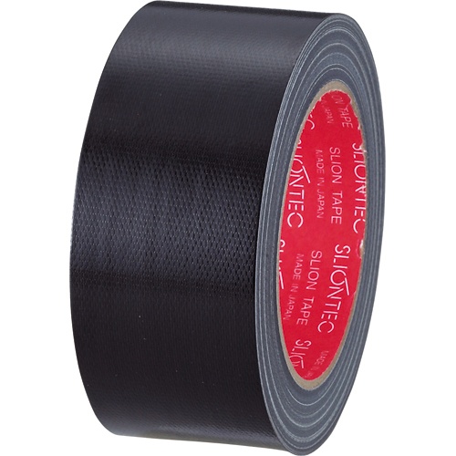 スリオンテック　カラー布テープ　５０ｍｍ×２５ｍ　厚み約０．２４ｍｍ　黒　３４３７０２ＢＫ　１巻1