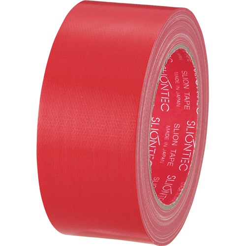 スリオンテック　カラー布テープ　５０ｍｍ×２５ｍ　厚み約０．２４ｍｍ　赤　３４３７０２ＲＤ　１巻1
