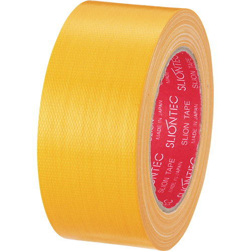 【たのめーる】スリオンテック カラー布テープ 50mm×25m 黄 