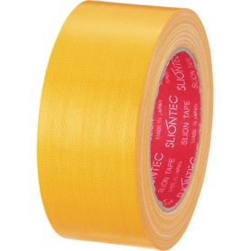 スリオンテック　カラー布テープ　５０ｍｍ×２５ｍ　厚み約０．２４ｍｍ　黄　３４３７０２ＫＬ　１巻