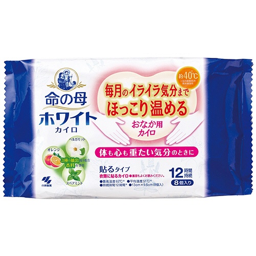 小林製薬　命の母ホワイトカイロ　貼るタイプ　１パック（８個）1