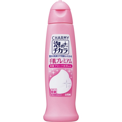ライオン　ＣＨＡＲＭＹ泡のチカラ　手肌プレミアム　本体　２４０ｍＬ　１本1