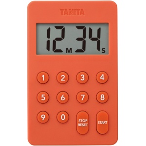 タニタ　デジタルタイマー１００分計　オレンジ　ＴＤ－４１５－ＯＲ　１個1
