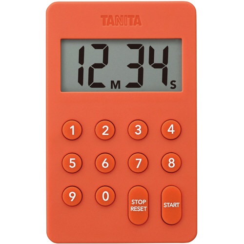 タニタ　デジタルタイマー１００分計　オレンジ　ＴＤ－４１５－ＯＲ　１個1