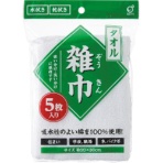 オカザキ　タオル雑巾　１パック（５枚）