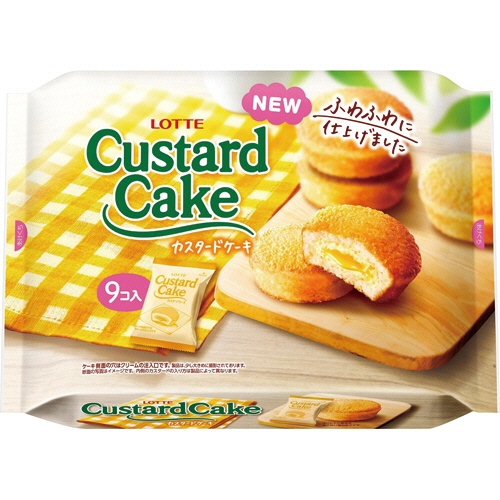 たのめーる ロッテ カスタードケーキ パーティーパック 1パック 9個 の通販 たのめーる ロッテ カスタードケーキ パーティーパック 1パック 9個 の通販