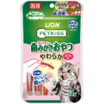 ライオン　ＰＥＴＫＩＳＳ　ネコちゃんの歯みがきおやつ　やわらか　まぐろ味　１４ｇ　１パック