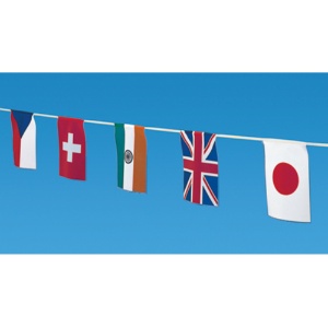 ササガワ　万国旗　２０ヶ国・２０枚付　４０－７４６０　１パック1