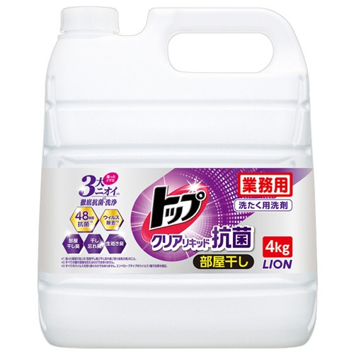 ライオン　トップ　クリアリキッド抗菌　業務用　４ｋｇ　１本1