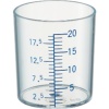 シンリョウ SK計量カップ 青目盛 20mL 1箱(100個)