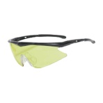 ＴＲＵＳＣＯ　一眼型安全メガネ　スポーツタイプ　フレームブラック　レンズ色イエロー　ＴＳＧ－１８５６Ｙ　１個