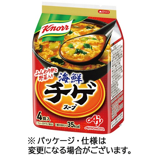 味の素　クノール　海鮮チゲスープ　９．４ｇ　１袋（４食）1