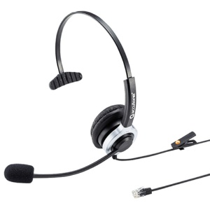サンワサプライ　電話用ヘッドセット（片耳タイプ）　ＭＭ－ＨＳＲＪ０２　１個1