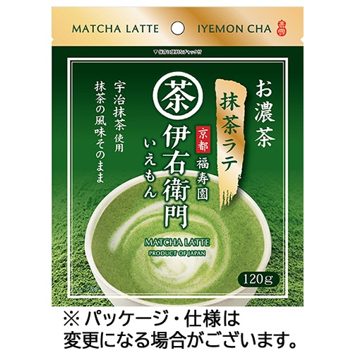 宇治の露製茶　伊右衛門　お濃茶抹茶ラテ　１２０ｇ　１パック1