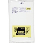 ジャパックス　業務用ポリ袋　半透明　９０Ｌ　極厚　Ｐ－９９　１パック（１０枚）