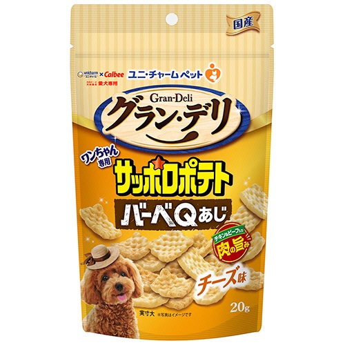 ユニ・チャーム　グラン・デリ　ワンちゃん専用サッポロポテト　バーベＱあじチーズ味　２０ｇ　１パック1
