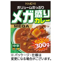 ハチ食品 メガ盛りカレー 中辛 300g 1食