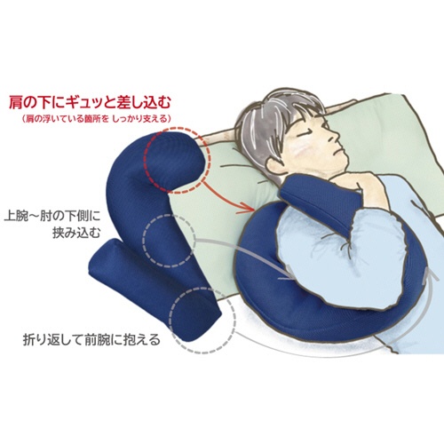 日本エンゼル　リリーフピロー（腕・脇拘縮用）　ブルー　ＡＳＫ－１０１　１個2