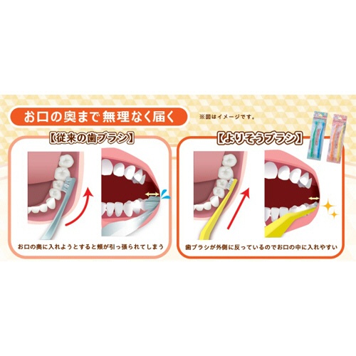 ハクゾウメディカル　爽快よりそうブラシ　超やわらかめ　３１１８０５４　１パック（２本）5