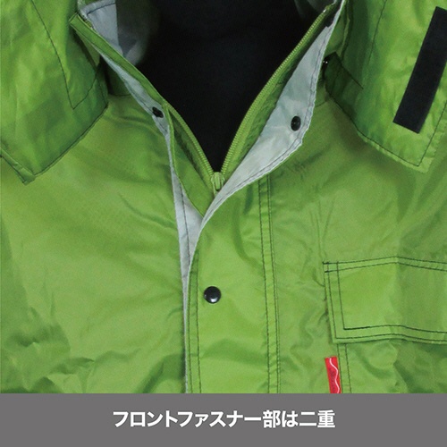 ケイワーク　ストリームレインスーツ　ブラック　ＬＬサイズ　Ｗ－３０＿ＬＬ（ＢＫ）　１着4