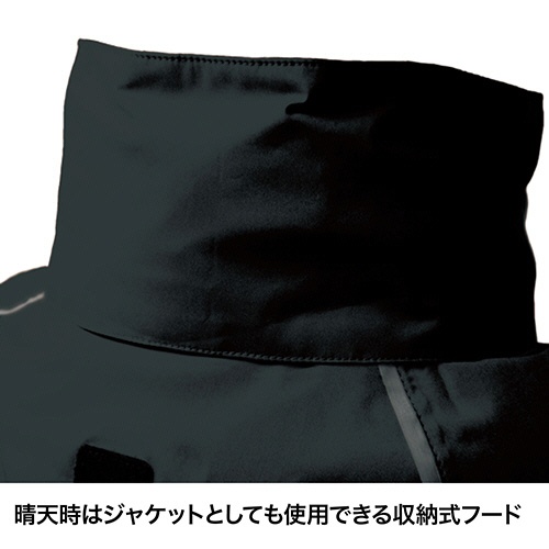 ケイワーク　ＮＥＳＴＡ　ストレッチレインスーツ　ブラック　ＬＬサイズ　ＮＥＲ－０１＿ＬＬ（ＢＫ）　１着3