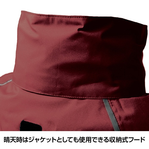 ケイワーク　ＮＥＳＴＡ　ストレッチレインスーツ　レッド　Ｍサイズ　ＮＥＲ－０１＿Ｍ（ＲＤ）　１着3