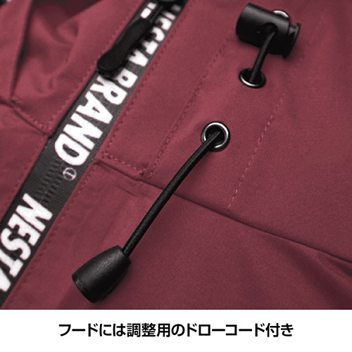 ケイワーク　ＮＥＳＴＡ　ストレッチレインスーツ　レッド　Ｍサイズ　ＮＥＲ－０１＿Ｍ（ＲＤ）　１着4