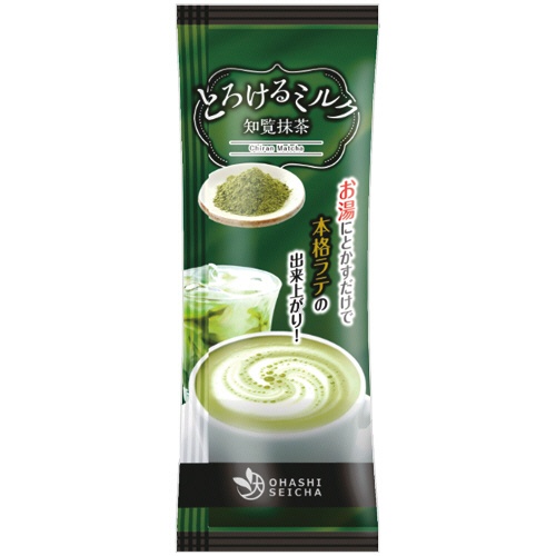 大橋製茶　とろけるミルク　知覧抹茶　Ｓｔｉｃｋ　Ｌａｔｔｅ　１箱（５本）2