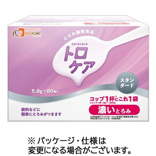 フードケア　トロケア　スタンダード　スティックタイプ　濃いとろみ　５．８ｇ　１箱（６０袋）1