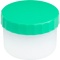 ケーエム化学　軟膏容器プラツボ１００　１１０ｍｌ　緑　３３０６３　１パック（５０個）