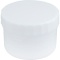 ケーエム化学　軟膏容器プラツボ１００　１１０ｍｌ　白　３３０６５　１パック（５０個）
