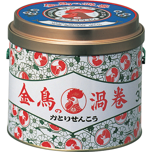 たのめーる】大日本除蟲菊 KINCHO 金鳥の渦巻 1缶(30巻)の通販