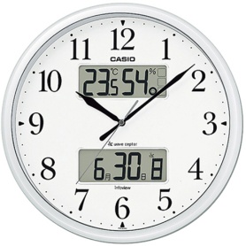 カシオ　生活環境お知らせ機能付電波掛時計　ＩＴＭ－６６０ＮＪ－８ＪＦ　１台