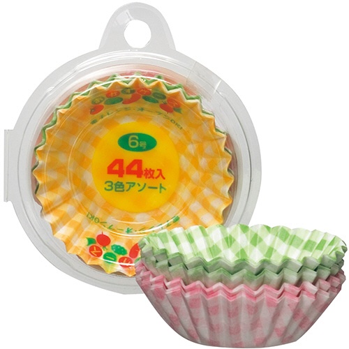 アートナップ　おかずケース　６号　（３色アソート）　ＣＫ－０６　１パック（４４枚）1