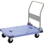 ナンシン　折りたたみ式　微音樹脂台車　サイレントマスター　プッシュブレーキ付　３００ｋｇ荷重　Ｎ－ＤＳＫ３０１Ｂ２　１台