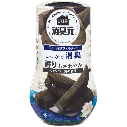 小林製薬　お部屋の消臭元　心がなごむ炭の香り　４００ｍＬ　１個1