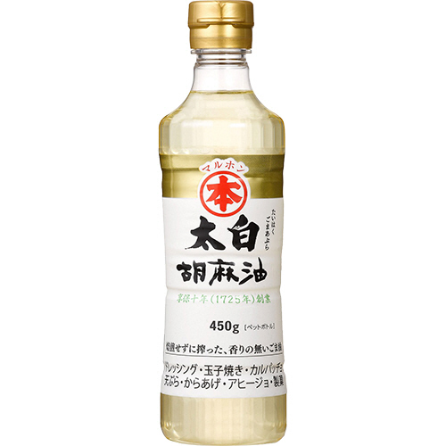 たのめーる 竹本油脂 マルホン 太白胡麻油 450g 1本の通販