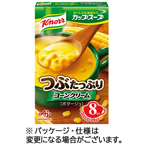 味の素　クノール　カップスープ　つぶたっぷりコーンクリーム　１箱（８食）1