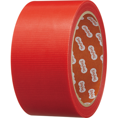 たのめーる】TANOSEE カラー養生テープ 50mm×25m 赤 1巻の通販