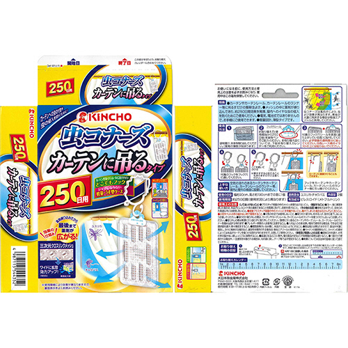 たのめーる 大日本除蟲菊 Kincho 虫コナーズ カーテン用 虫よけ