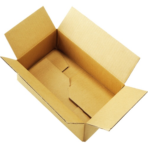 ＴＡＮＯＳＥＥ　宅配用ダンボール箱　ワンタッチ式　Ｂフルート　２４７×１４７×７６ｍｍ　１パック（４０枚）1