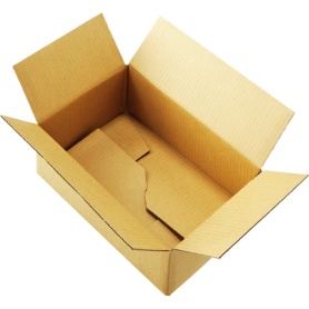 【たのめーる】TANOSEE 宅配用ダンボール箱 ワンタッチ式 Bフルート 263×173×96mm 1パック(40枚)の通販