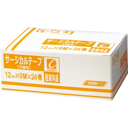 ヨック　サージカルテープ　不織布タイプ　１２ｍｍ×９ｍ　１箱（２４巻）1