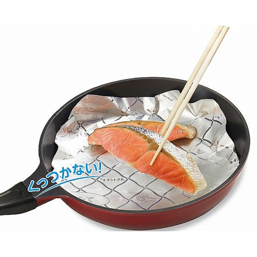 クレハ　キチントさん　フライパン用ホイルシート　２５ｃｍ×１５ｍ　１本2