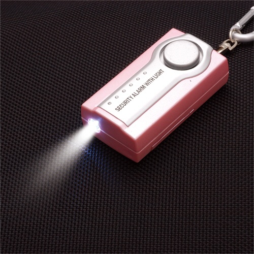 ヤザワ　ＬＥＤライト付セキュリティアラーム　ピンク　ＳＥ２５Ｐ　１個2